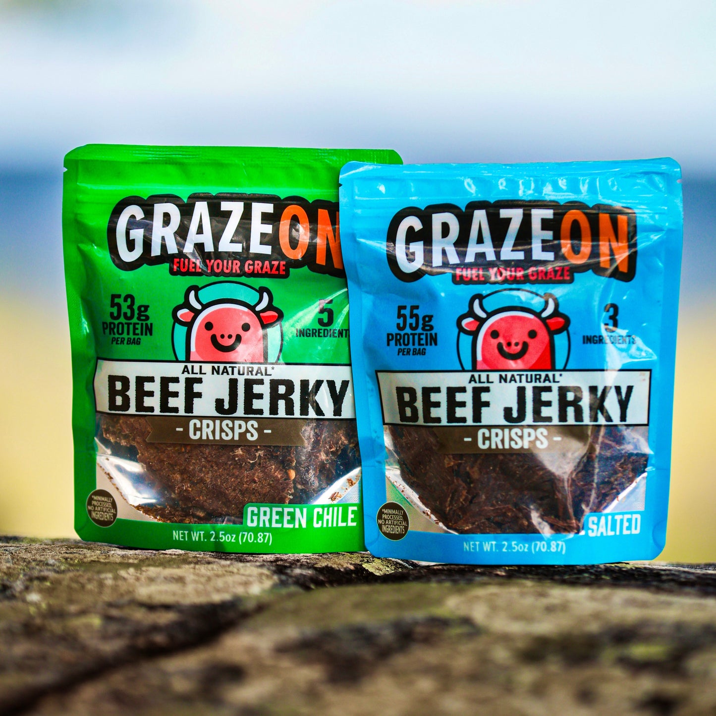 BUY IN BULK AND SAVE - GrazeOn Beef Crisps