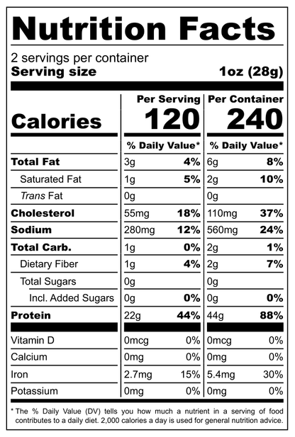 GrazeOn Jalapeño Beef Jerky Crisps- High Protein, No Sugar, Crunchy Air-Dried Meat Snack, All-Natural - 2.0 oz